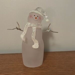 Glass & Metal Snowman